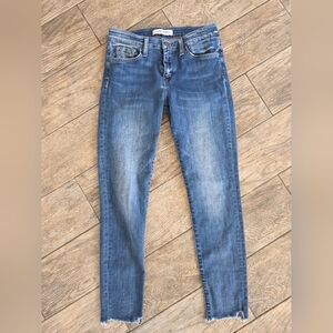 Flying Monkey Distressed Blue Skinny Jeans
